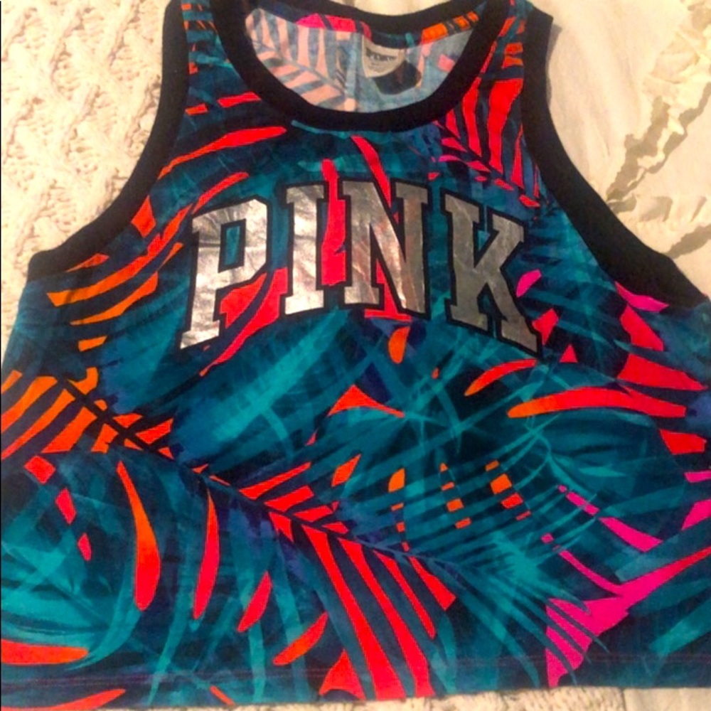 Pink crop top
